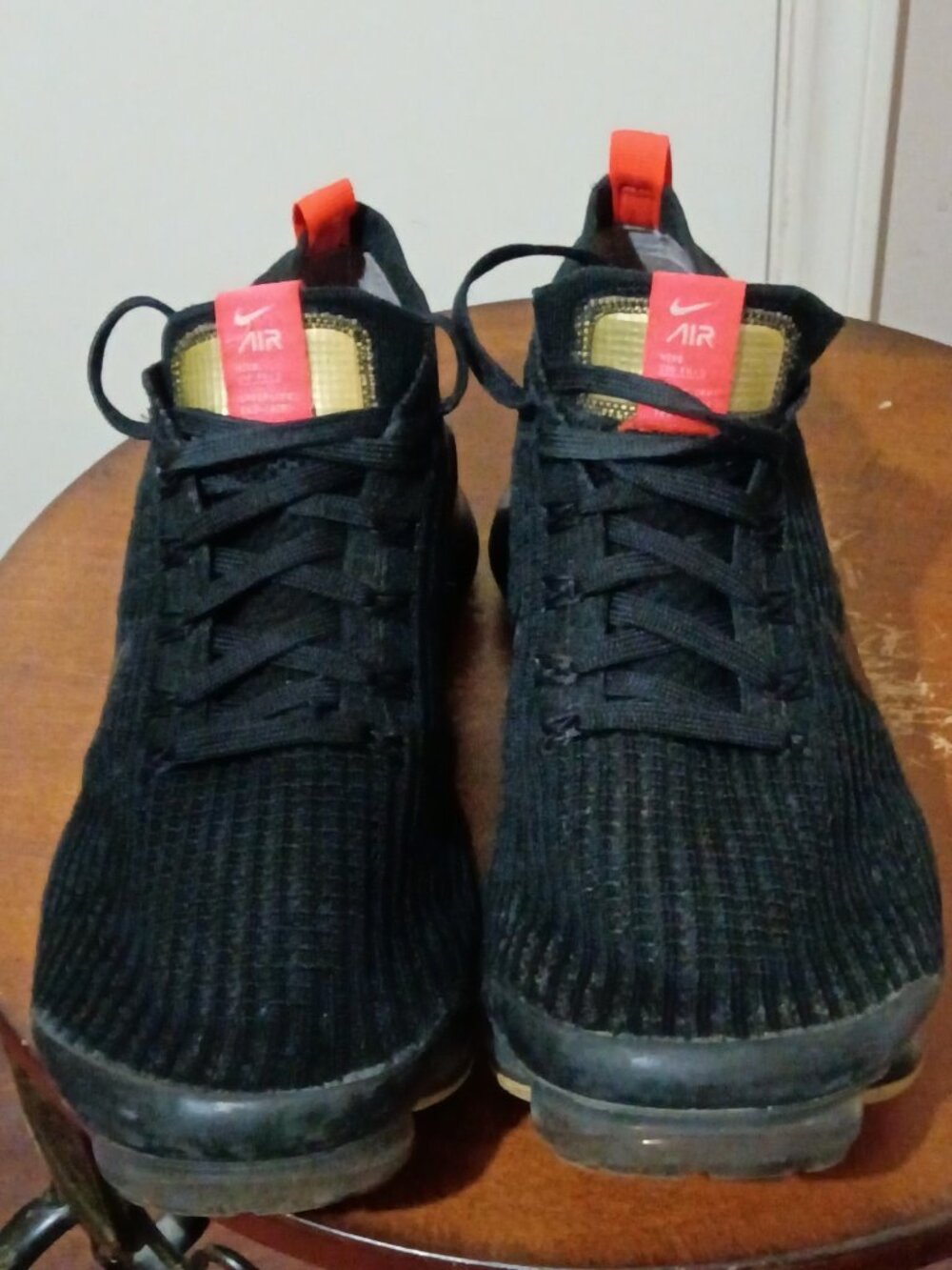 Nike Air VaporMax Flyknit 3 Black/Snakeskin/Crimson Size 9 (AJ6900-023) - Picture 5 of 14